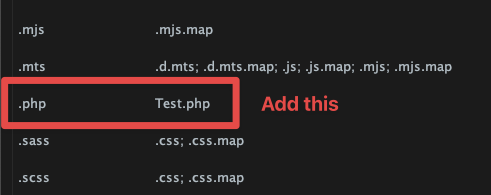 PHPStorm file nesting